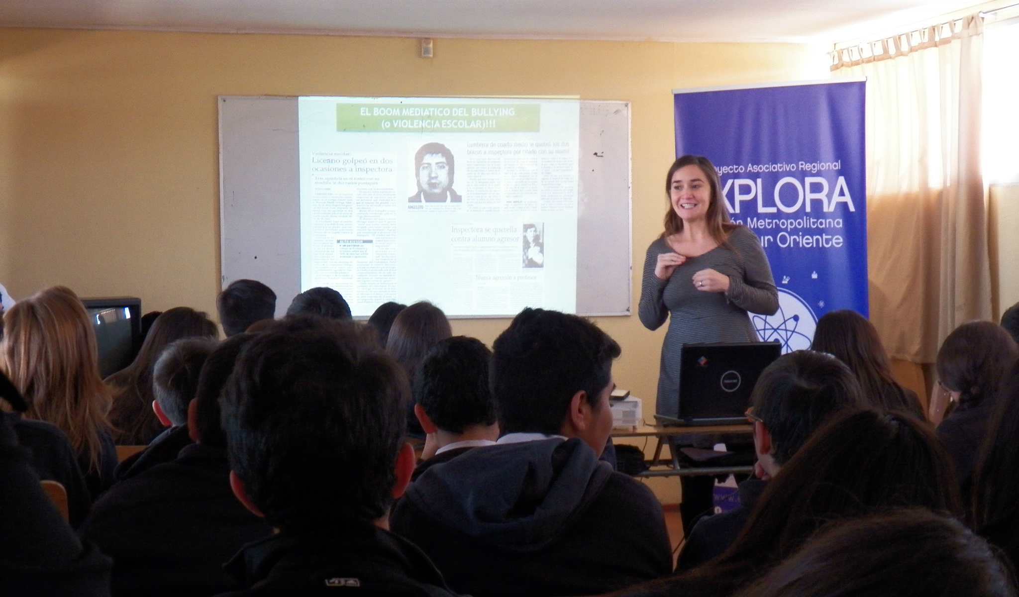 foto_charla a escolares de Puente Alto